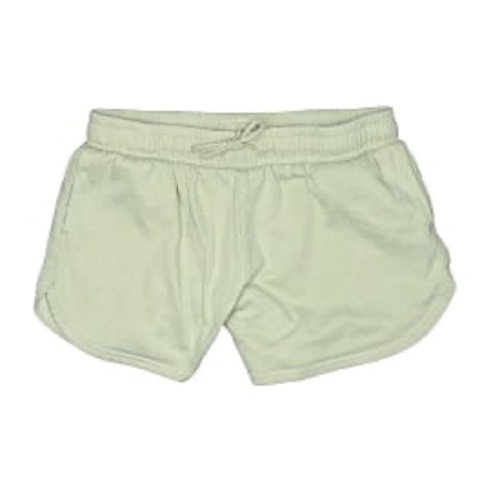 Rebel Sky Women's Fleece Athletic Shorts in Pale Green Size Medium